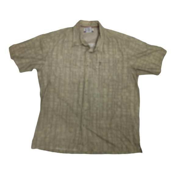 Columbia Other - Columbia Mens Button Down Short Sleeve Zippered Pocket Shirt Size XL